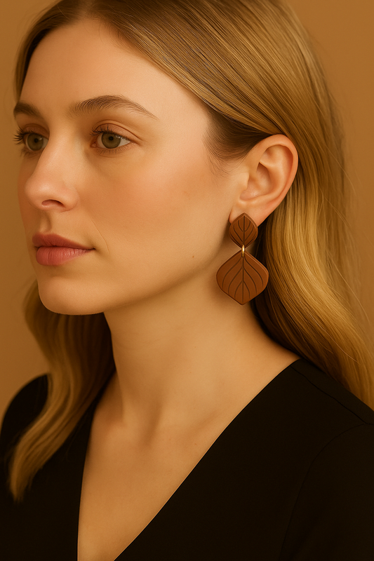 Oorbellen Bella | Wit, beige, zachtroze, goud - Soft Balance