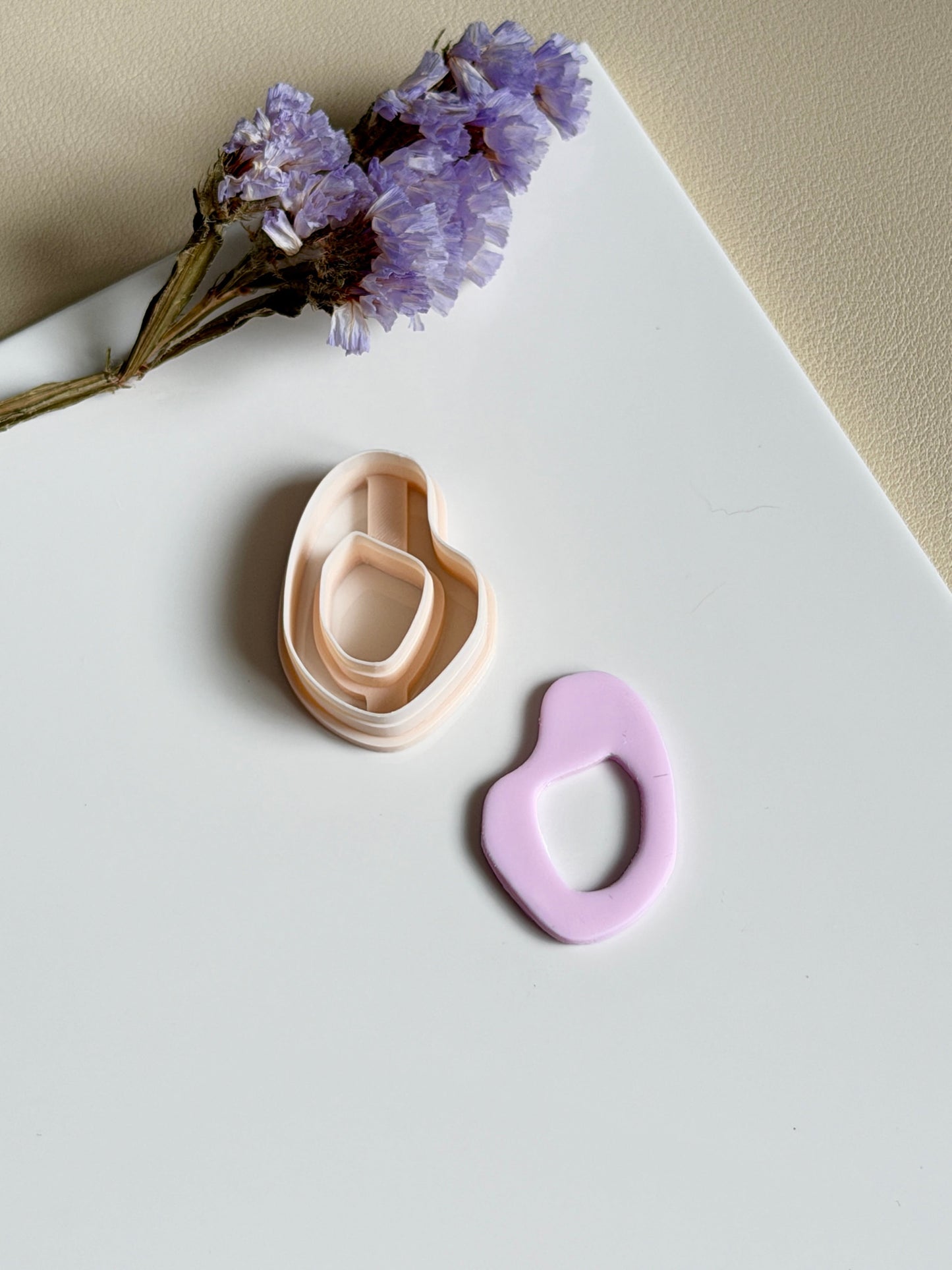 Organic bold drop (set) | Clay cutter