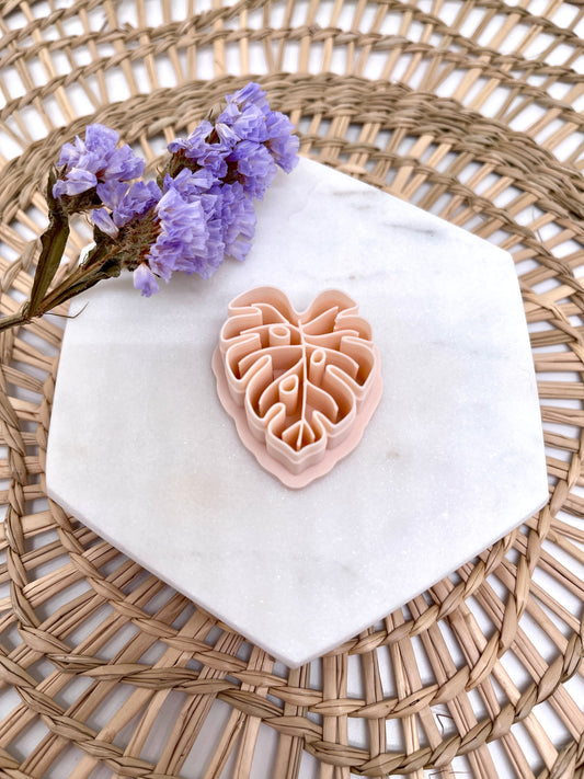 Monstera details | Clay cutter
