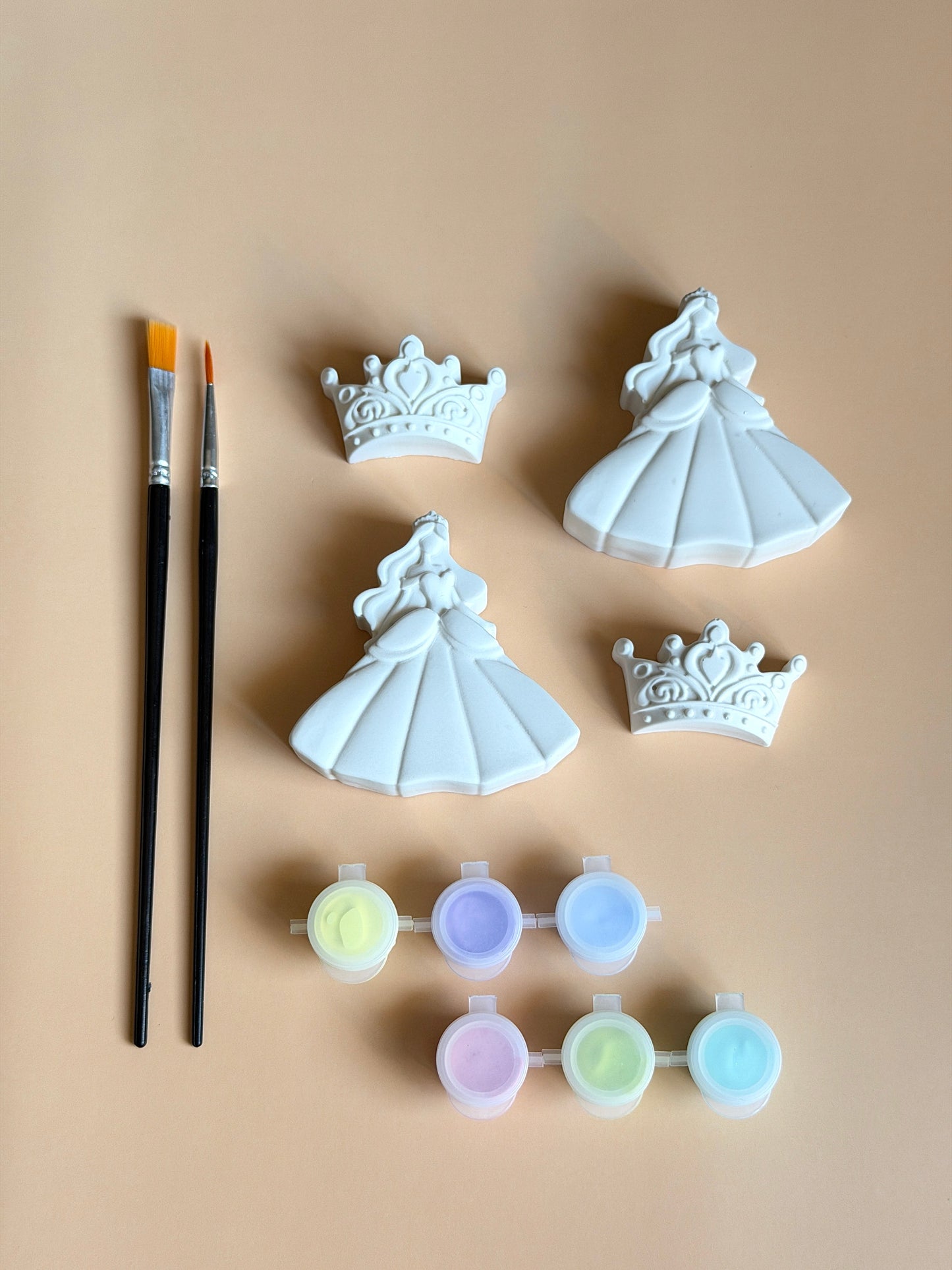 DIY-verfset Prinses met kroontje | Jesmonite