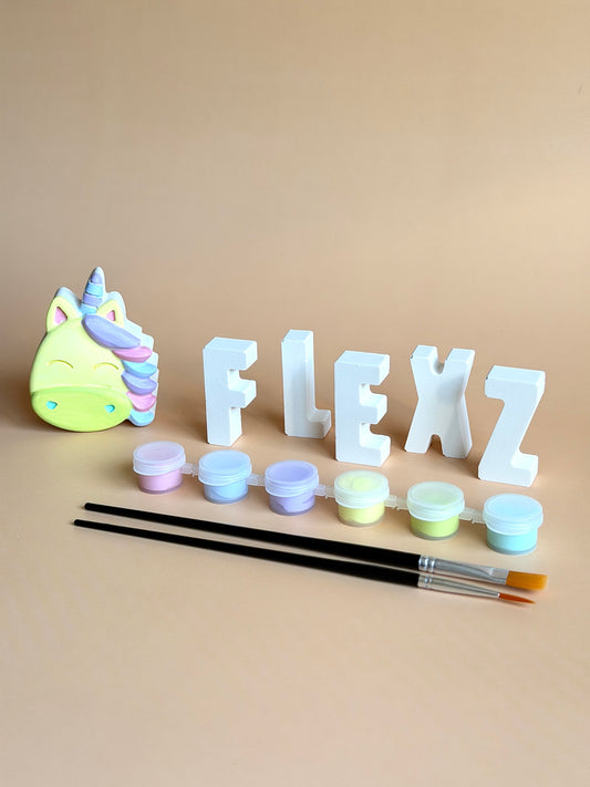 DIY-box Schilder je naam - Kids | Jesmonite