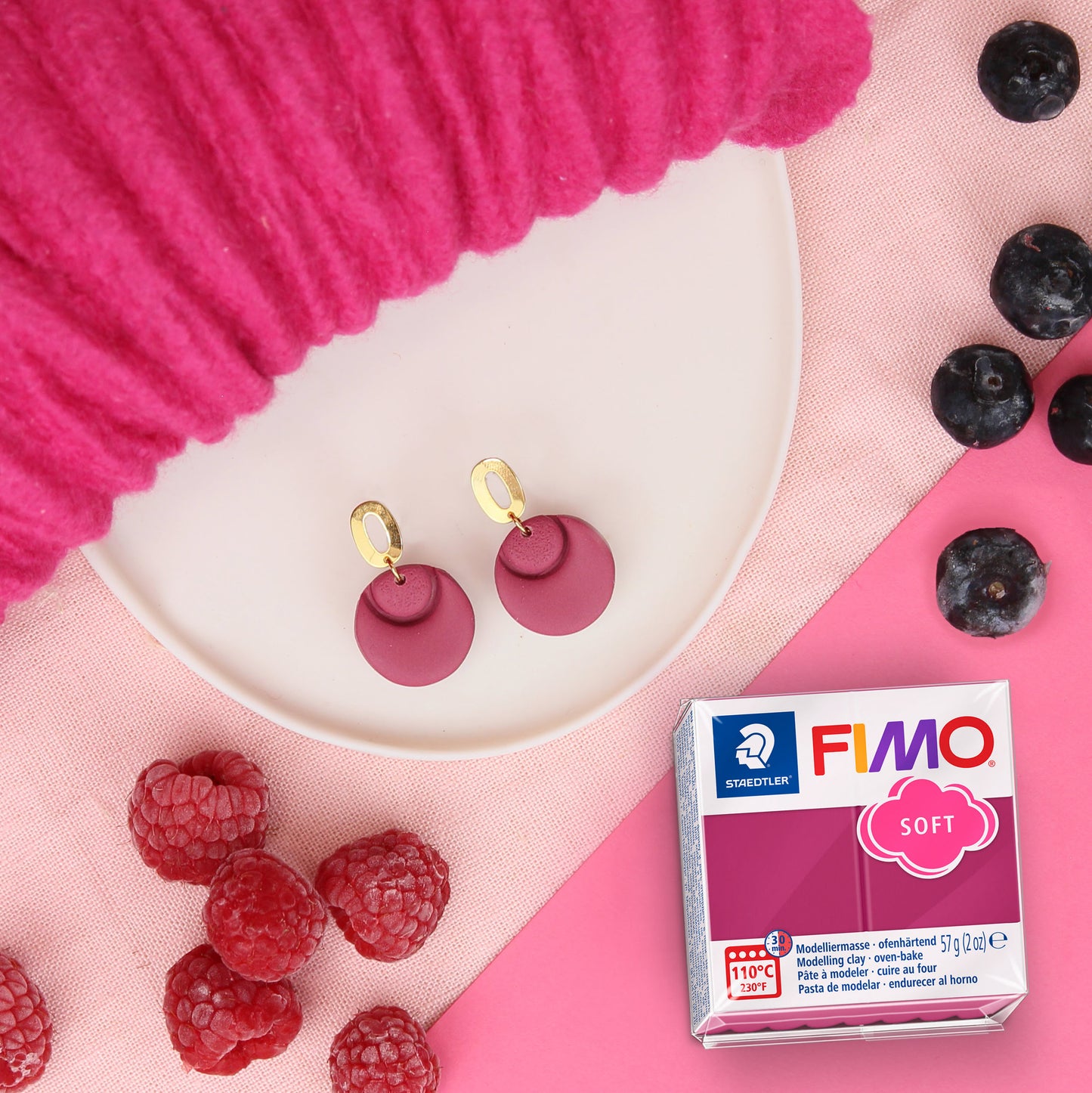 FIMO Soft | Bevroren bes nr. T23 - 57 gram