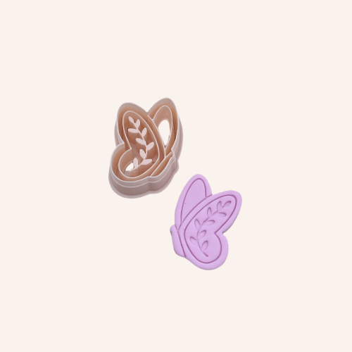 Butterfly flower (set) | Clay cutter