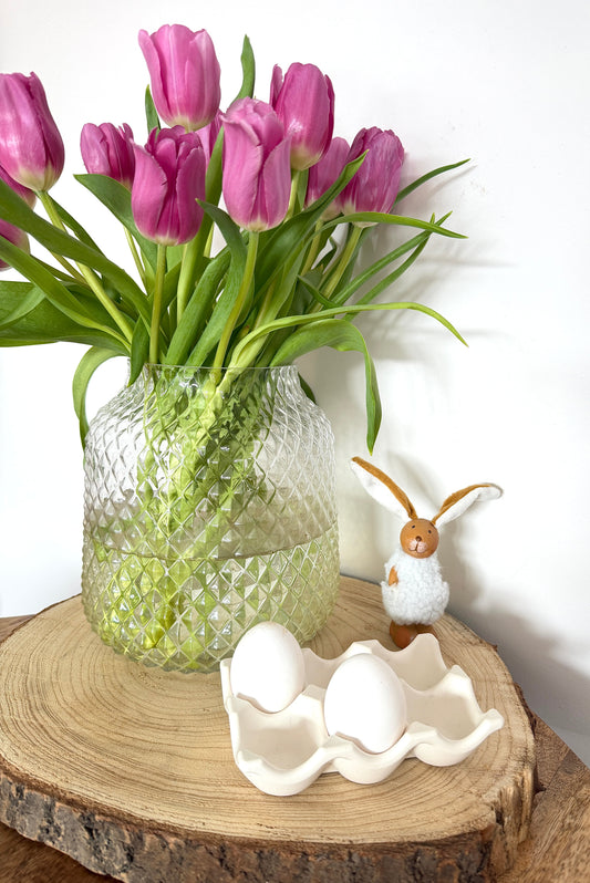 Jesmonite eierhouder | Wit