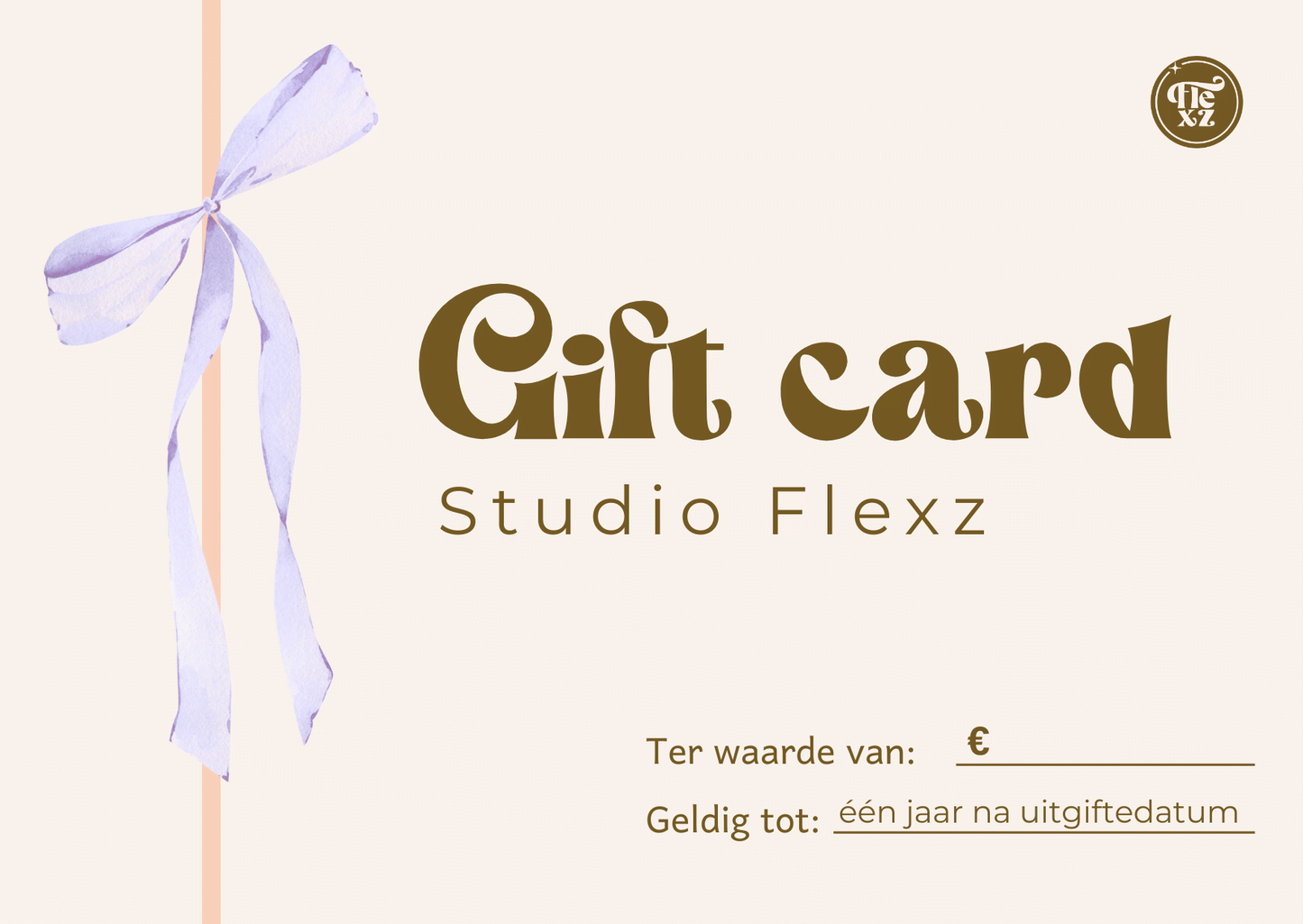 Cadeaubon Studio Flexz