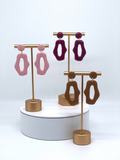 Oorbellen Ellis | Chocoladebruin - Soft Balance