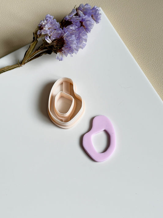 Organic bold drop (set) | Clay cutter