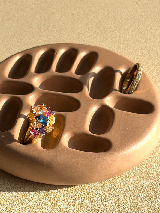 sieraden schaaltje jesmonite impressie