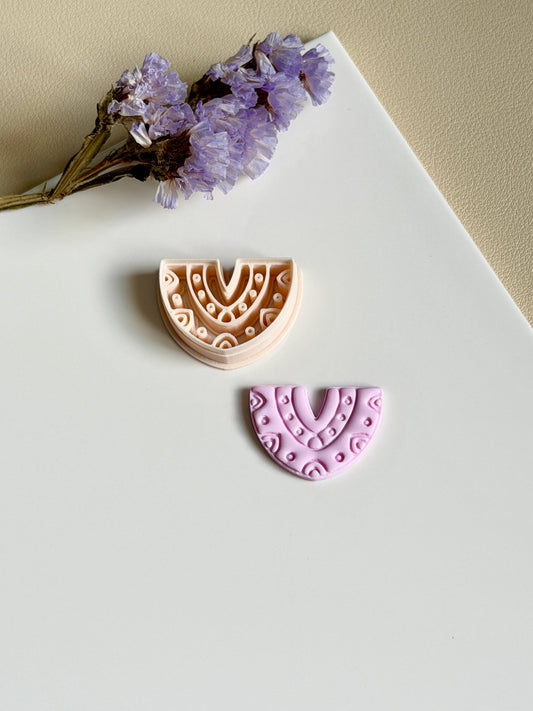 Boho rainbow details | Clay cutter