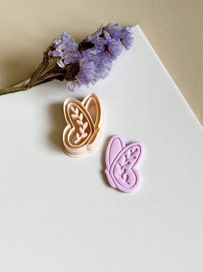 Butterfly flower (set) | Clay cutter