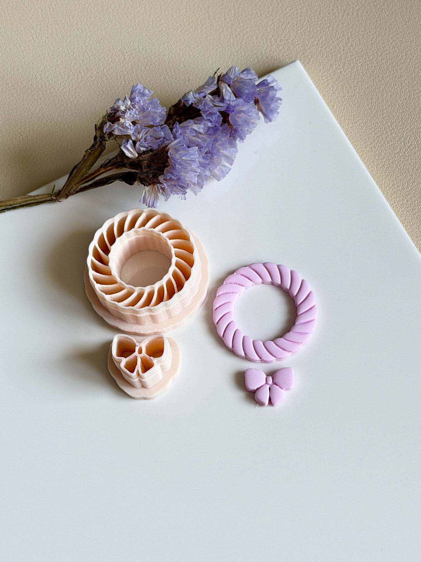 Christmas garland | Clay cutter