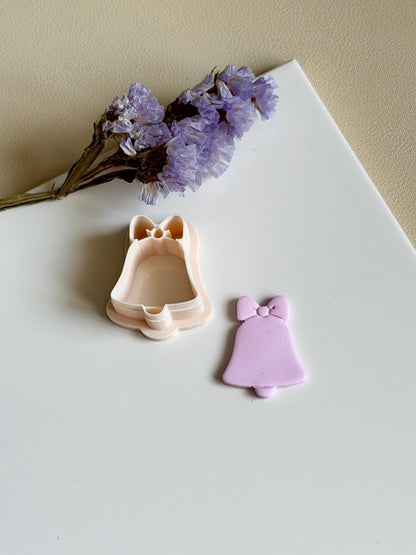 Christmas girly bell | Clay cutter
