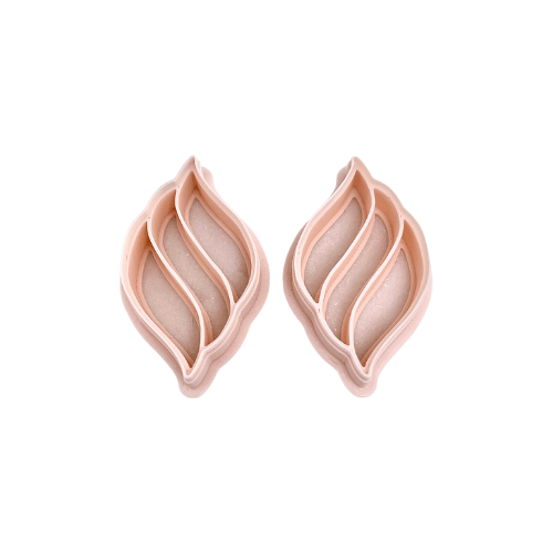 Teardrop stripes (set) | Clay cutter