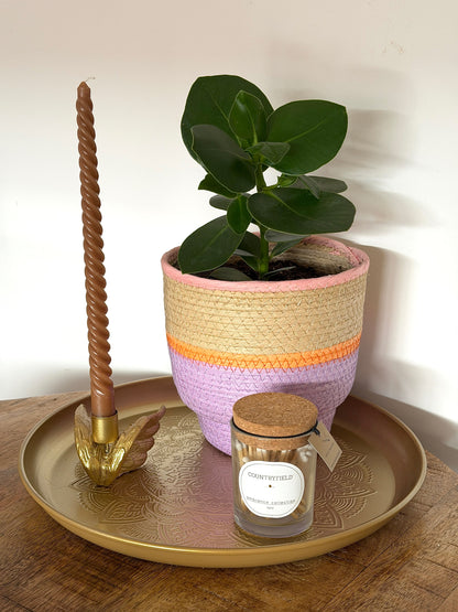 Dinerkaars swirl - 30 cm | Bruin