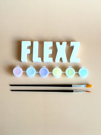 DIY-box Schilder je naam - Kids | Jesmonite