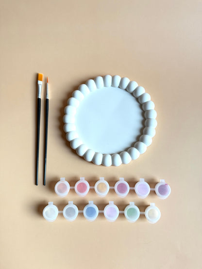 DIY-verfset schaaltje bubbel rond | Jesmonite