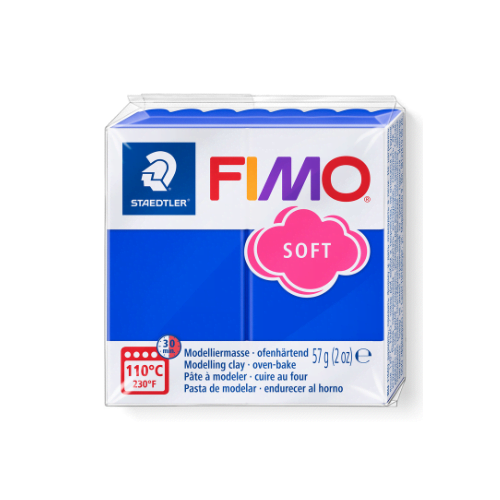 FIMO Soft polymeerklei | Brilliant blue, nr. 33 - 57 gram