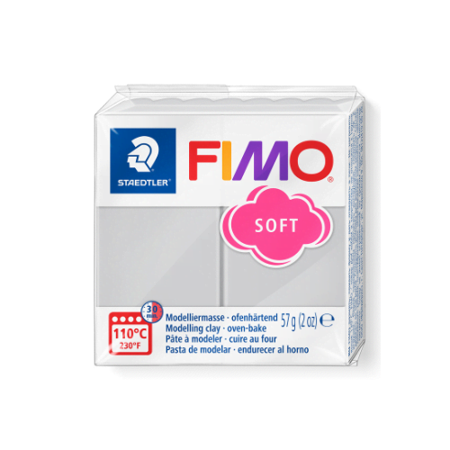 FIMO Soft polymeerklei | Dolfijn grijs, nr. 80 - 57 gram