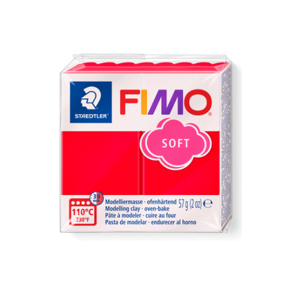 FIMO Soft polymeerklei | Indisch rood, nr. 24 - 57 gram
