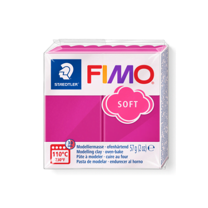 FIMO Soft | Framboos nr. 22 - 57 gram