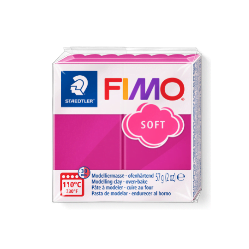 FIMO Soft | Framboos nr. 22 - 57 gram
