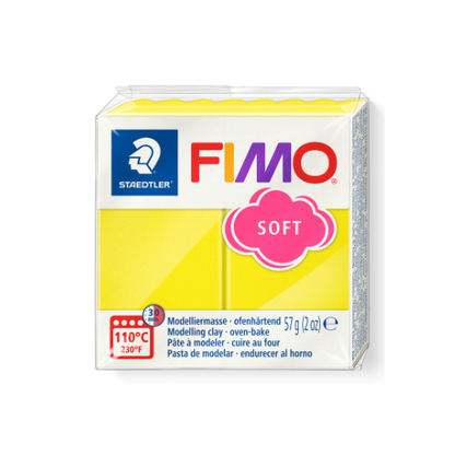 FIMO Soft polymeerklei | Citroen, nr. 10 - 57 gram