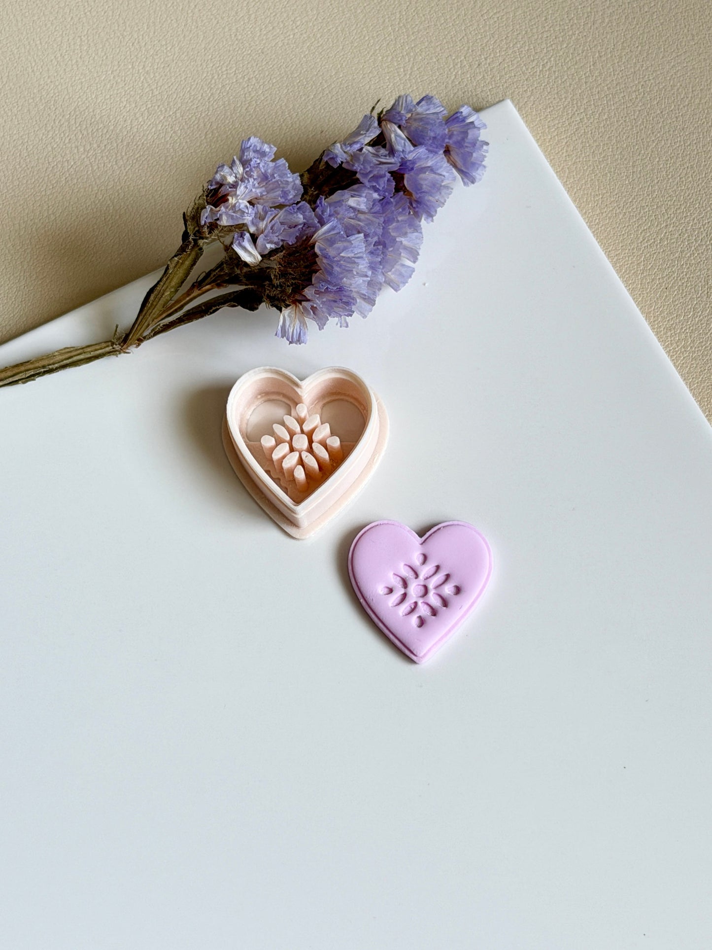 Flower heart | Clay cutter
