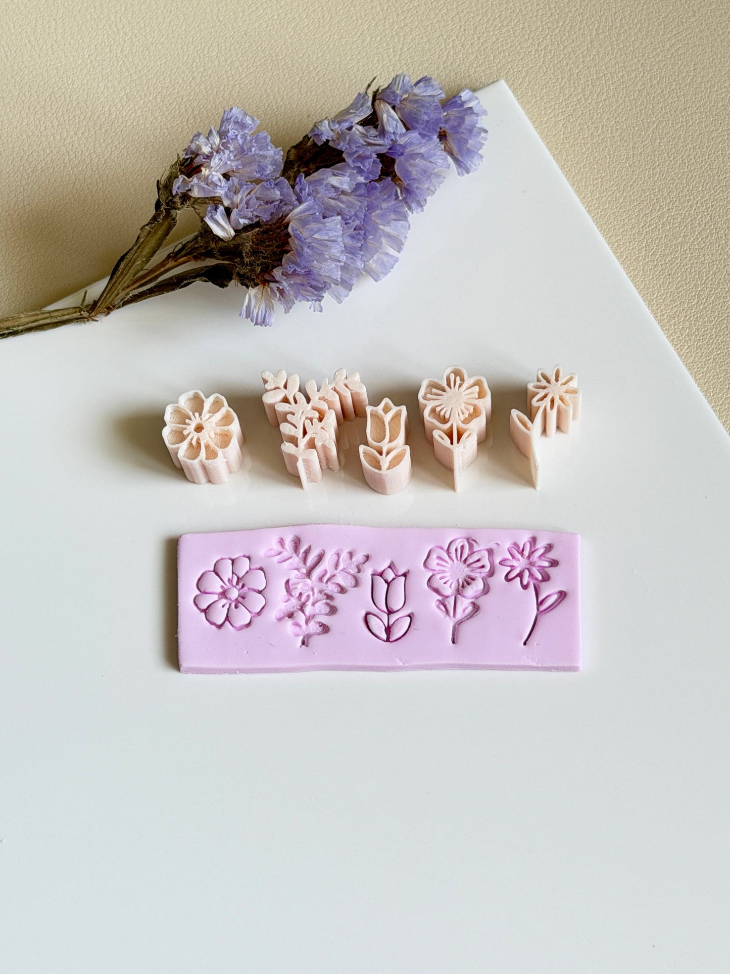 Flower stamps | Clay cutter
