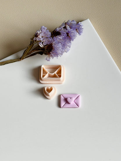 Heart envelop | Clay cutter