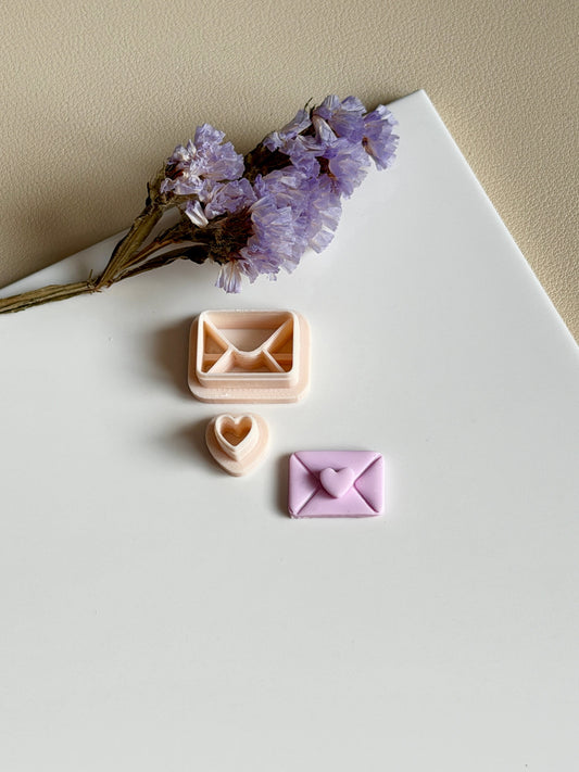 Heart envelop | Clay cutter