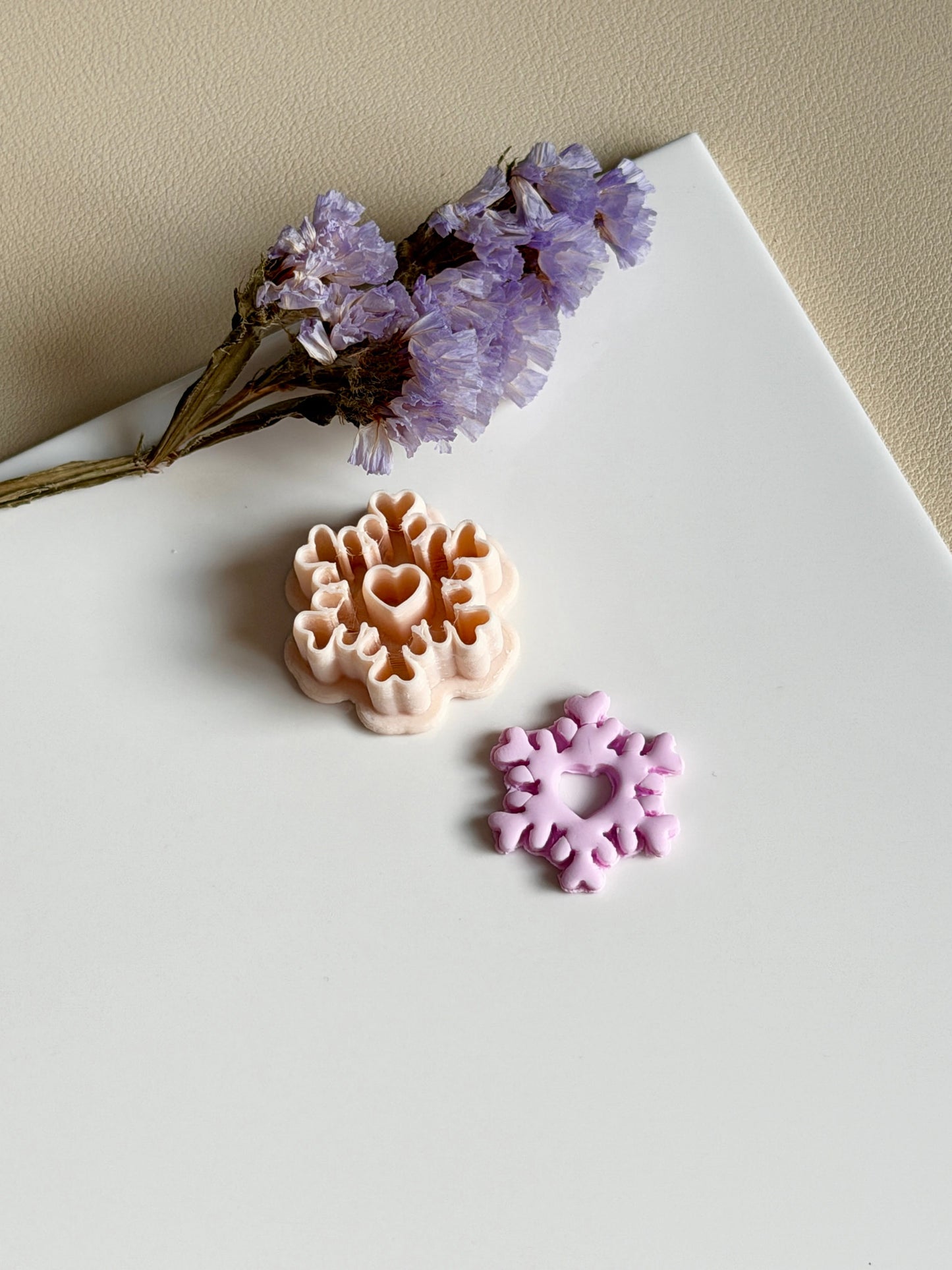 Heart snowflake | Clay cutter