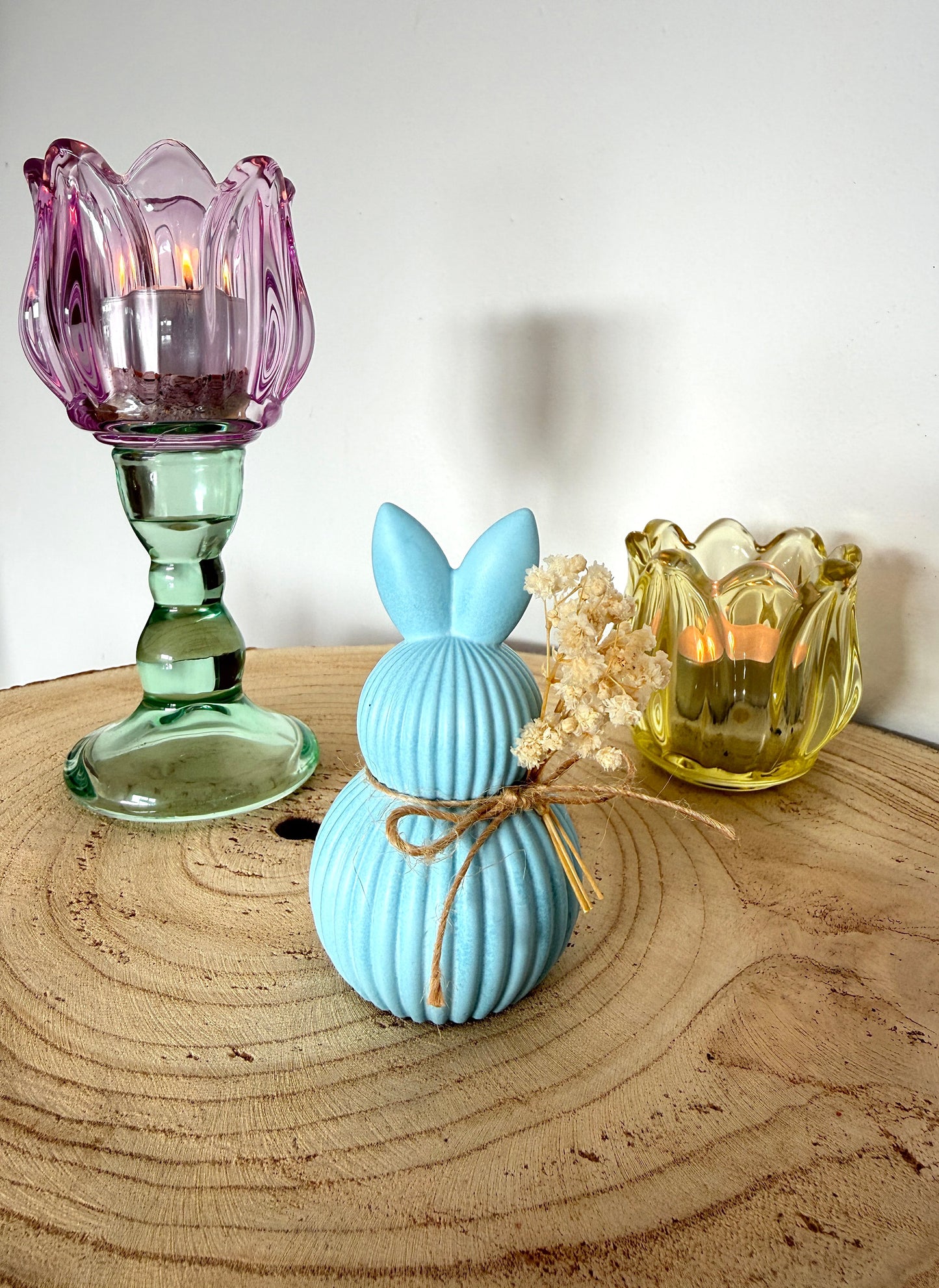 Jesmonite haasje | Pastel blauw