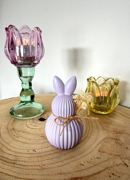 Jesmonite haasje | Pastel lila