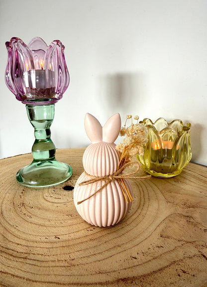 Jesmonite haasje | Pastel roze