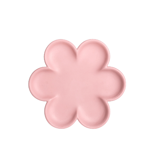 Jesmonite schaaltje bloem | Zachtroze