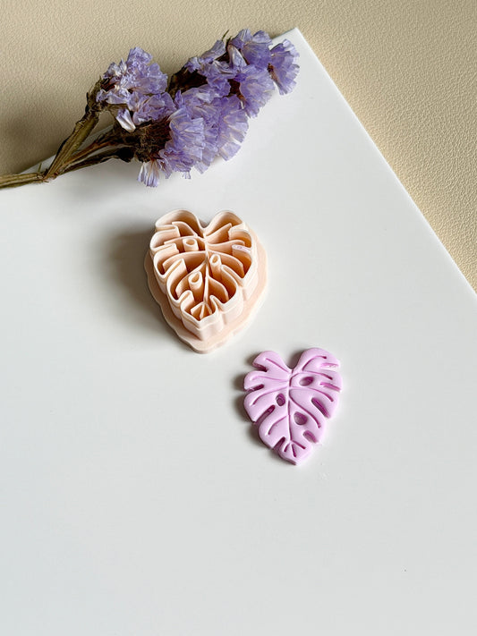 Monstera details | Clay cutter