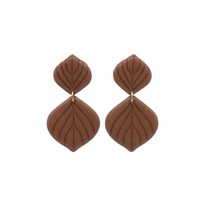 Oorbellen Bella | Chocoladebruin - Soft Balance