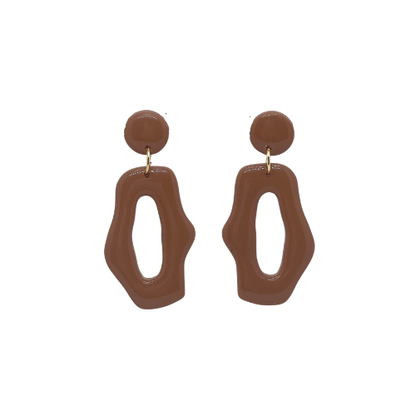 Oorbellen Ellis | Chocoladebruin - Soft Balance