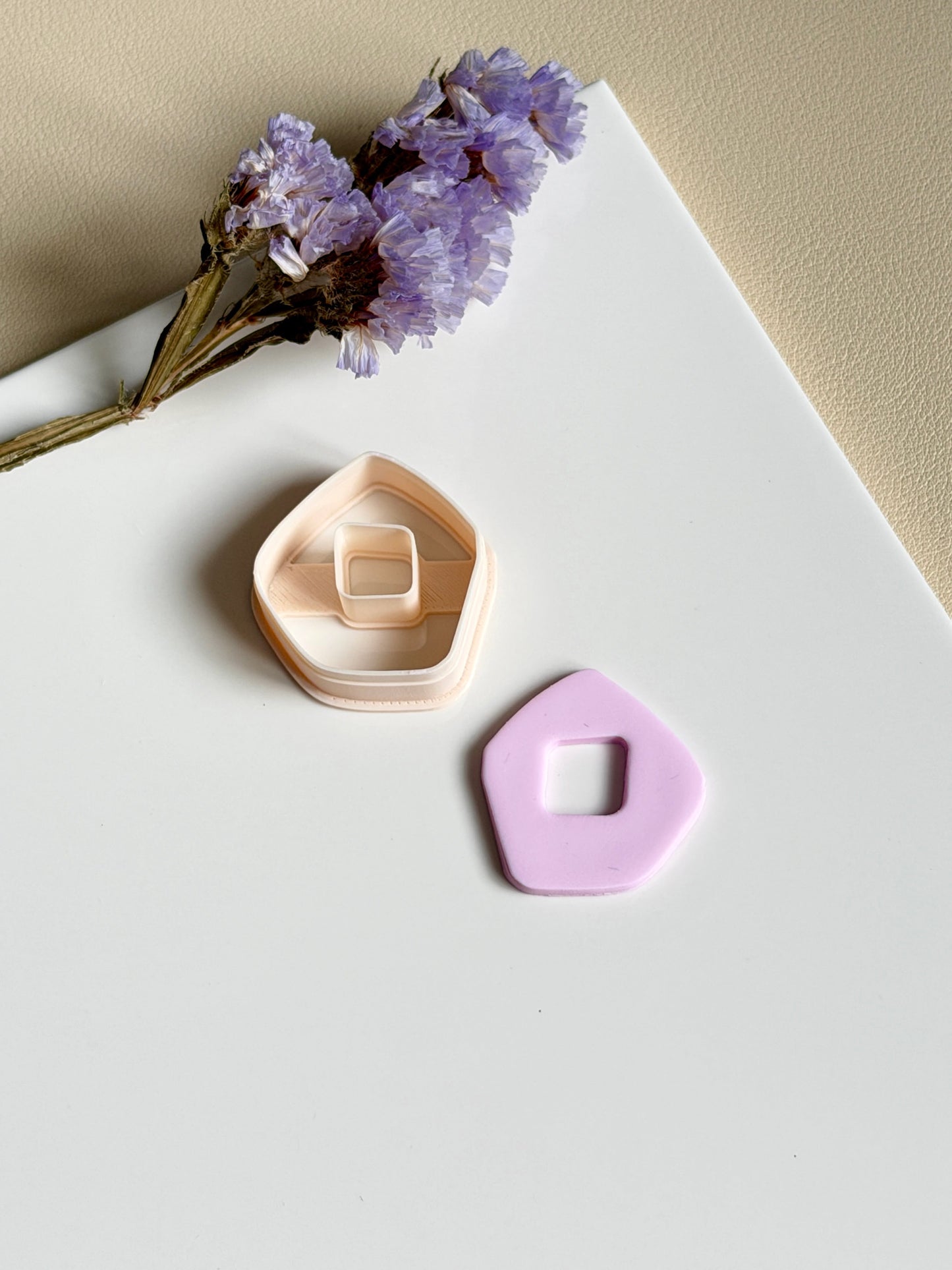 Organic pentagon (set) | Clay cutter