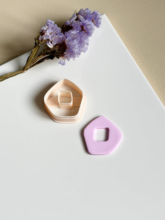 Organic pentagon (set) | Clay cutter