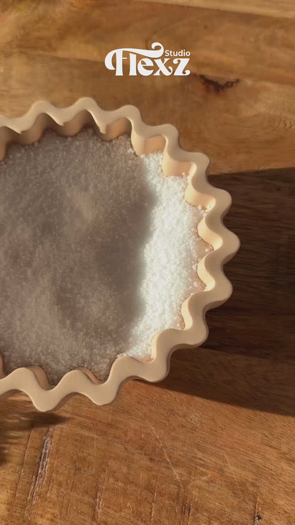 Kaarsenzand 250 gram, incl. 8 lontjes | Wit