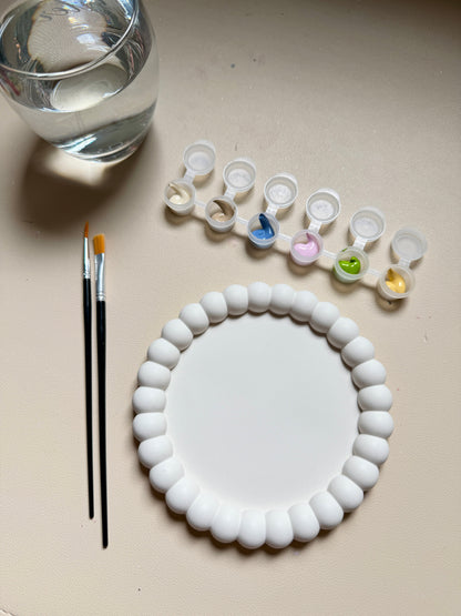 DIY-verfset schaaltje bubbel rond | Jesmonite