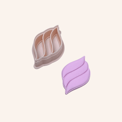 Teardrop stripes (set) | Clay cutter