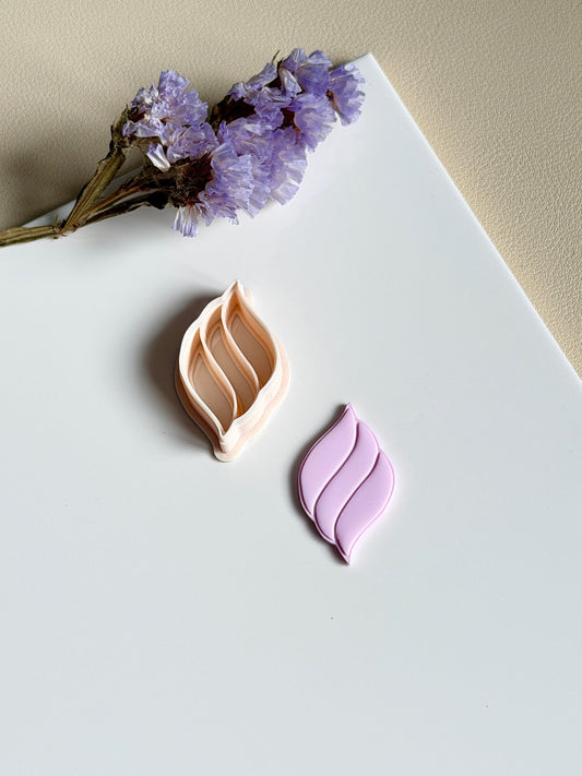 Teardrop stripes (set) | Clay cutter
