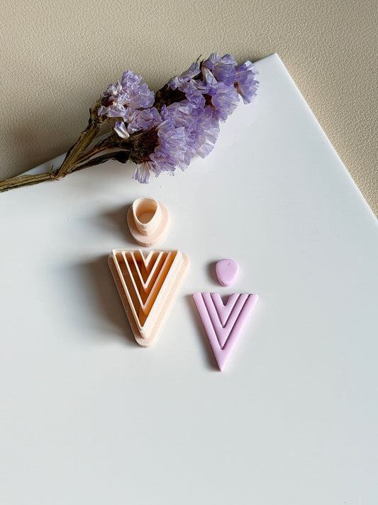 Triangle drop | Clay cutter